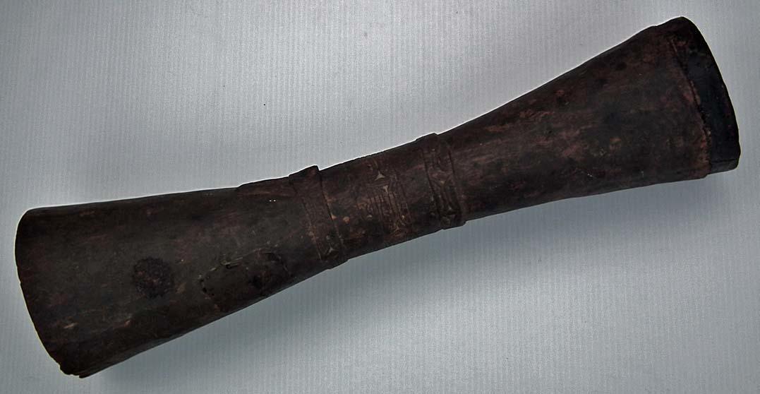 Antique Papua New Guinea Ceremonial wooden Drum Kundu Tifa