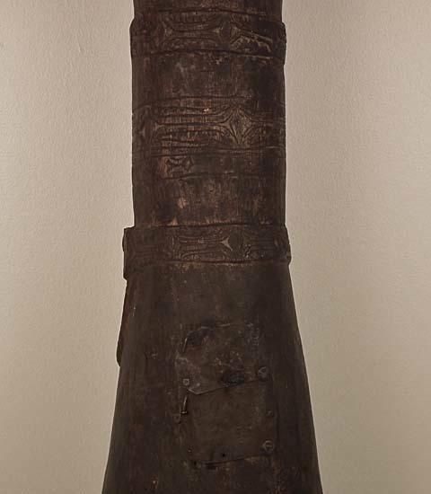 Antique Papua New Guinea Ceremonial wooden Drum Kundu Tifa