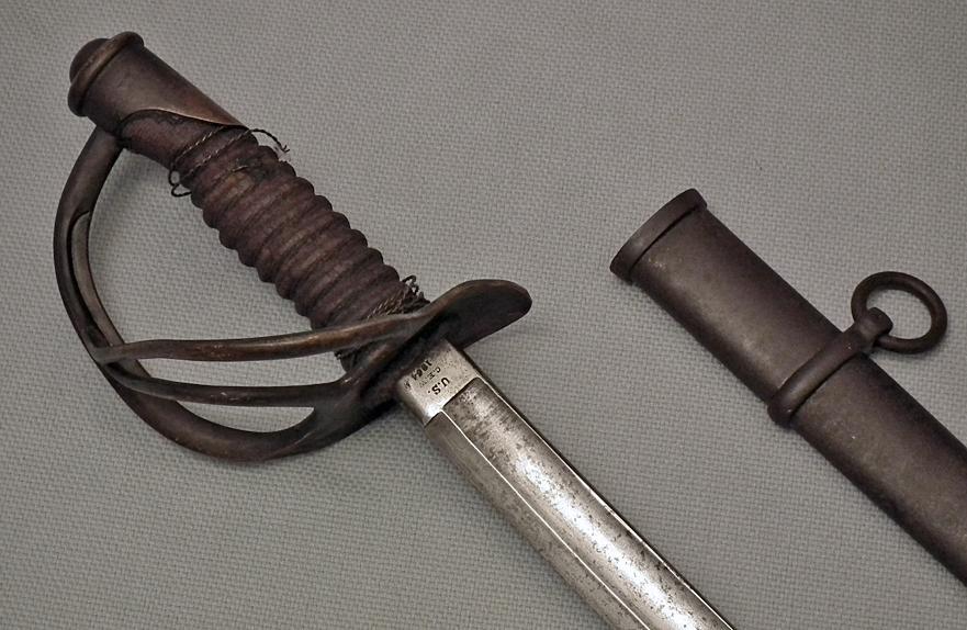 Antique American Civil War Cavalry Sword Sabre Mansfield Lamb 1864