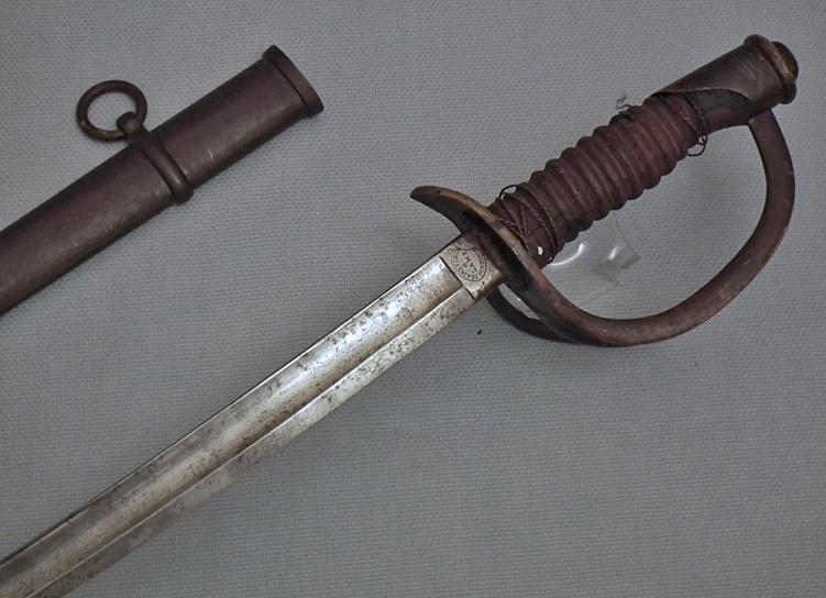Antique American Civil War Cavalry Sword Sabre Mansfield Lamb 1864