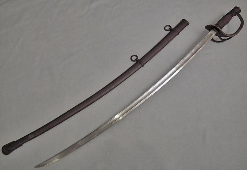 Antique American Civil War Cavalry Sword Sabre Mansfield Lamb 1864