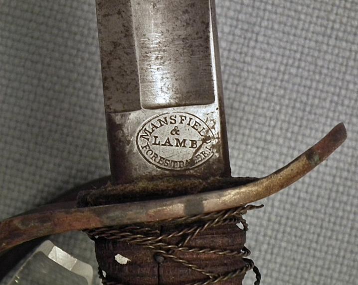 Antique American Civil War Cavalry Sword Sabre Mansfield Lamb 1864