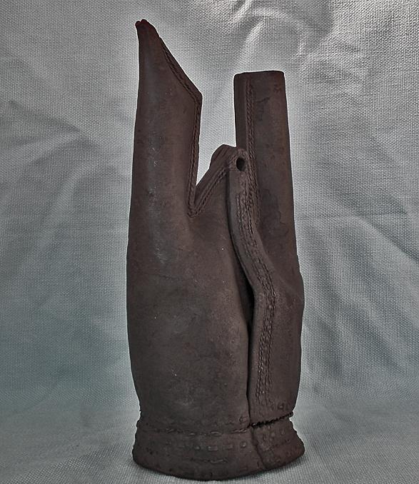 Antique Turkish Ottoman Military Leather Water Flask Matara 16th century