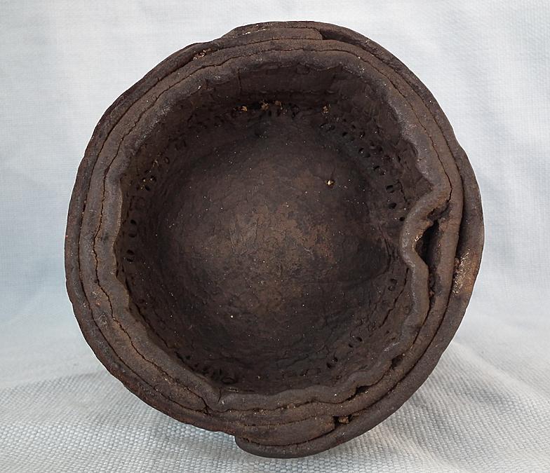 Antique Turkish Ottoman Military Leather Water Flask Matara 16th century