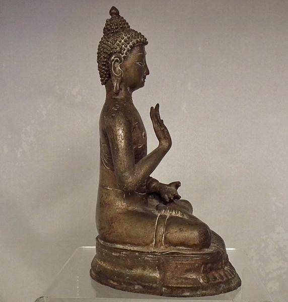 Antique 18th – 19th Century Sino Tibetan Bronze Figure Of Buddha