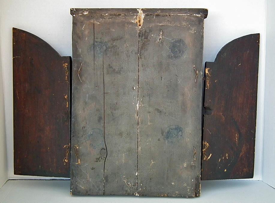 Antique 18th c Greek Post-Byzantine Orthodox Triptych Nativity Icon