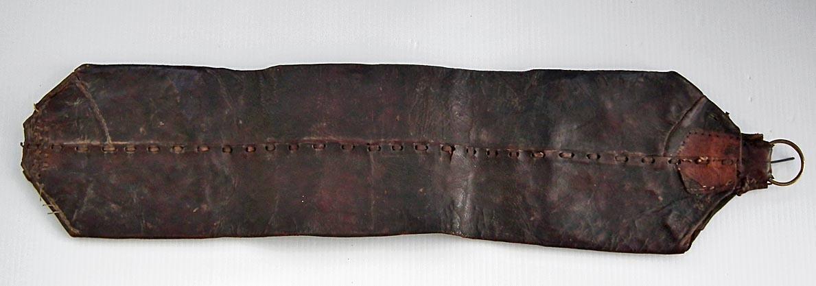 Antique 19th Century Polish Leather Money Belt Pas Trzos Krakowski