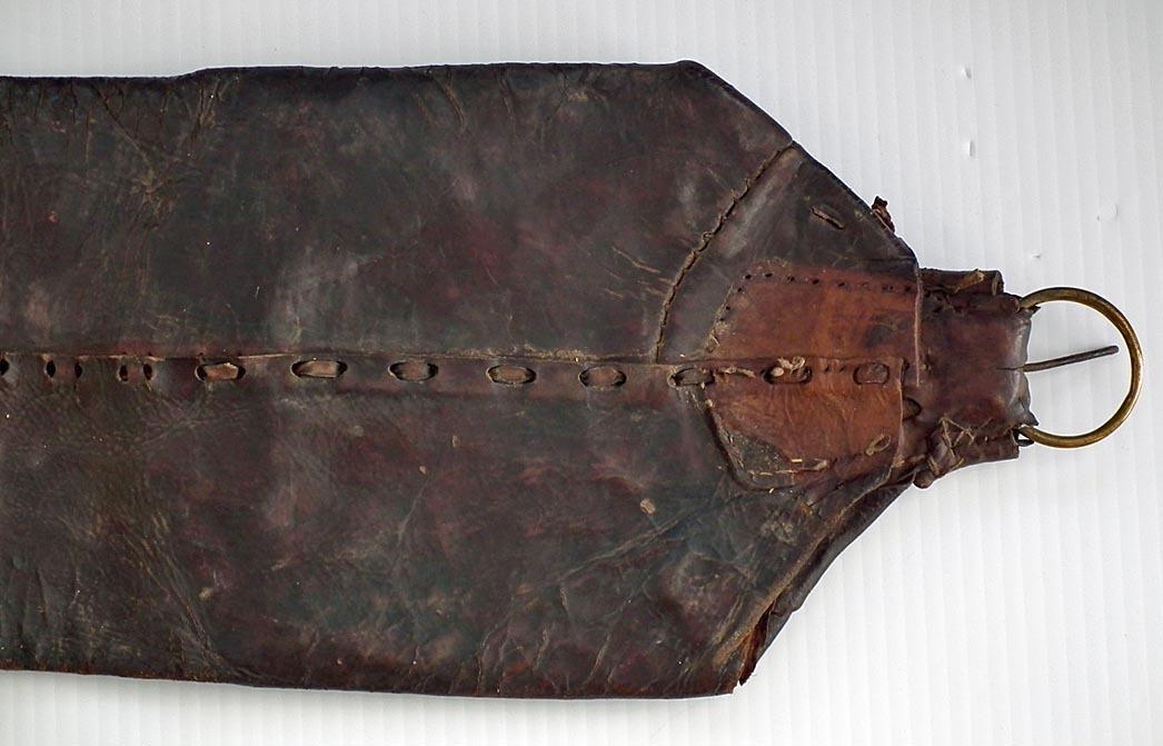 Antique 19th Century Polish Leather Money Belt Pas Trzos Krakowski