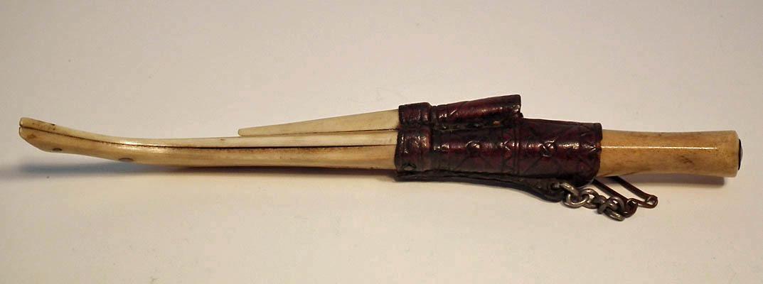 Superb Quality Antique Scrimshaw Finnish Knife Puukko