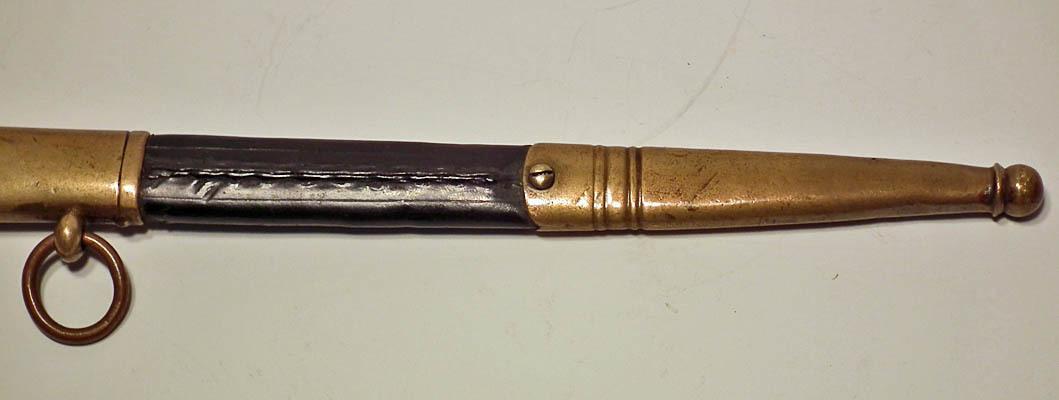 Antique Royal Danish Naval Or Army Officer’s Dirk Dagger