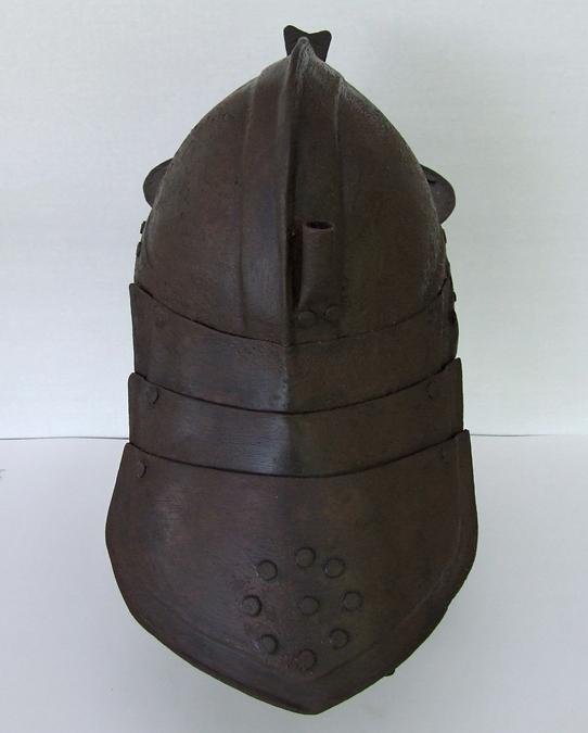 SOLD Antique 17th Century English Royalist Harquebusiers Cavalry Lobstertail Helmet Civil War 1642-1651
