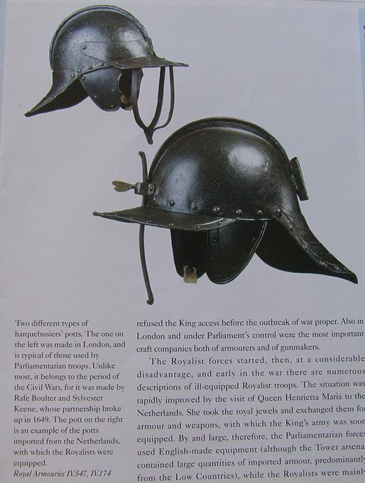 SOLD Antique 17th Century English Royalist Harquebusiers Cavalry Lobstertail Helmet Civil War 1642-1651