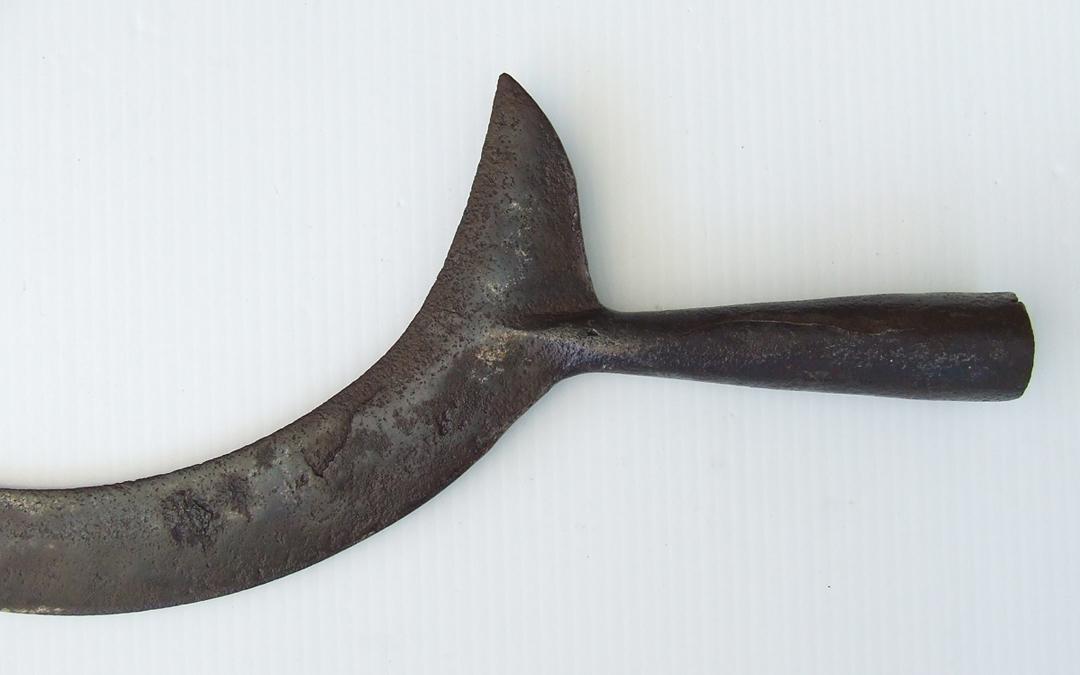 SOLD Antique 16th Century German Polearm War Sickle-Halberd