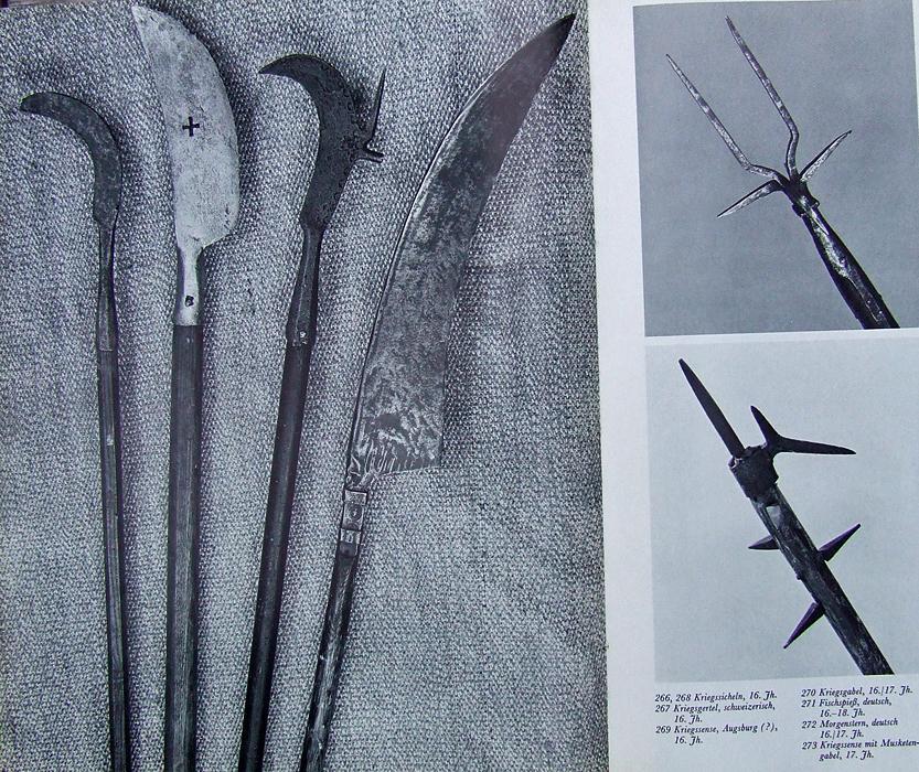 SOLD Antique 16th Century German Polearm War Sickle-Halberd