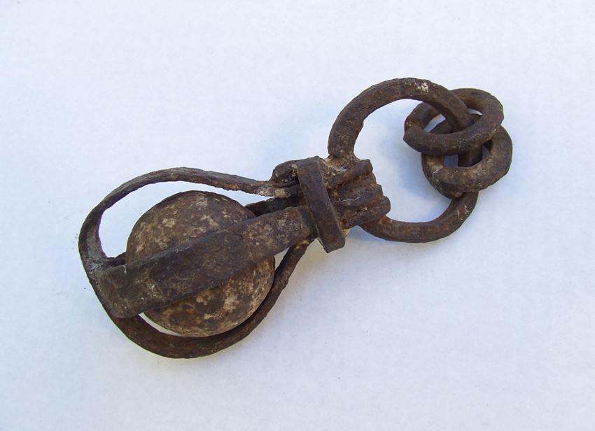 Antique 16th century German Bauernkrieg Iron Flail Head