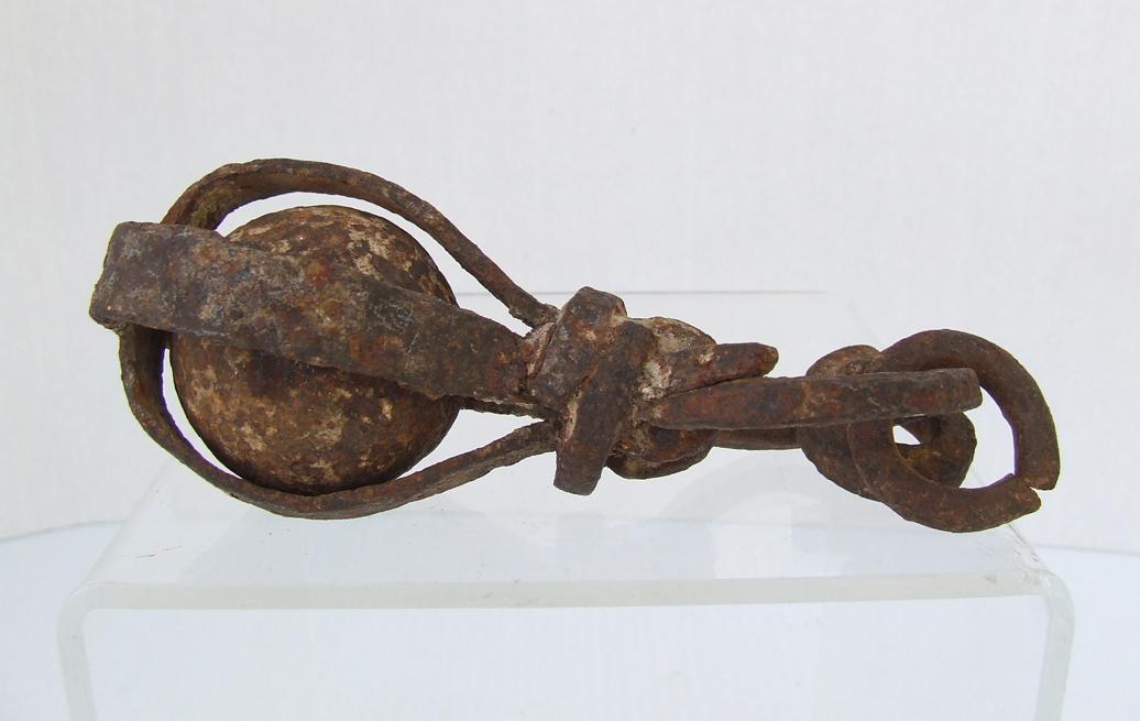 Antique 16th century German Bauernkrieg Iron Flail Head