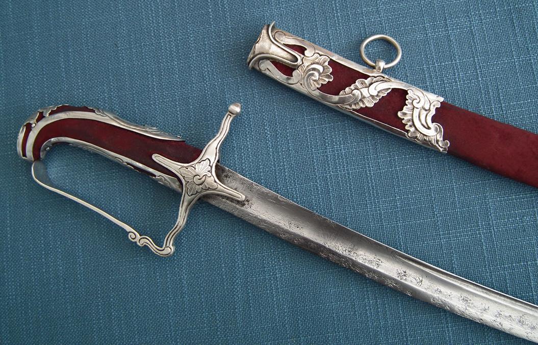 SOLD Antique 18th century Silver Mounted Hungarian Aristocrat Hussar Sword