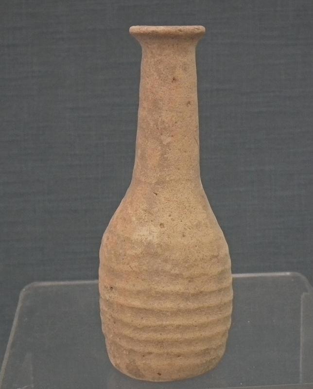 Ancient Roman Terracotta Perfume Flask Unguentarium 1st - 2nd century AD