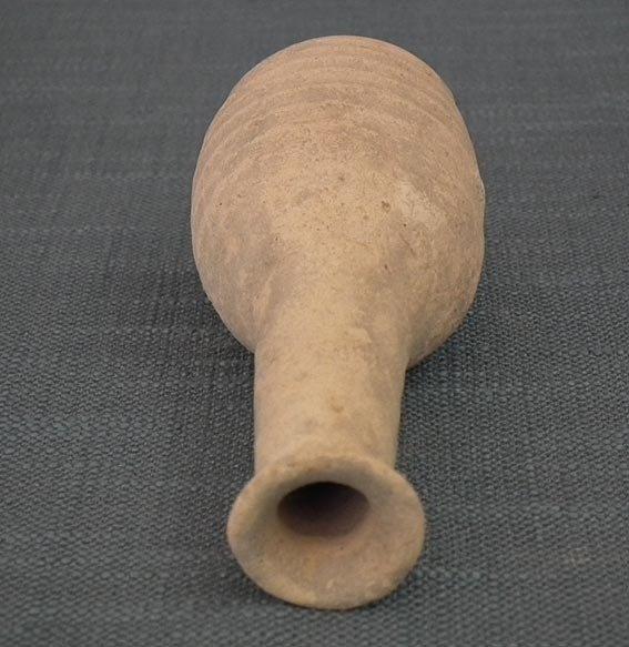 Ancient Roman Terracotta Perfume Flask Unguentarium 1st - 2nd century AD