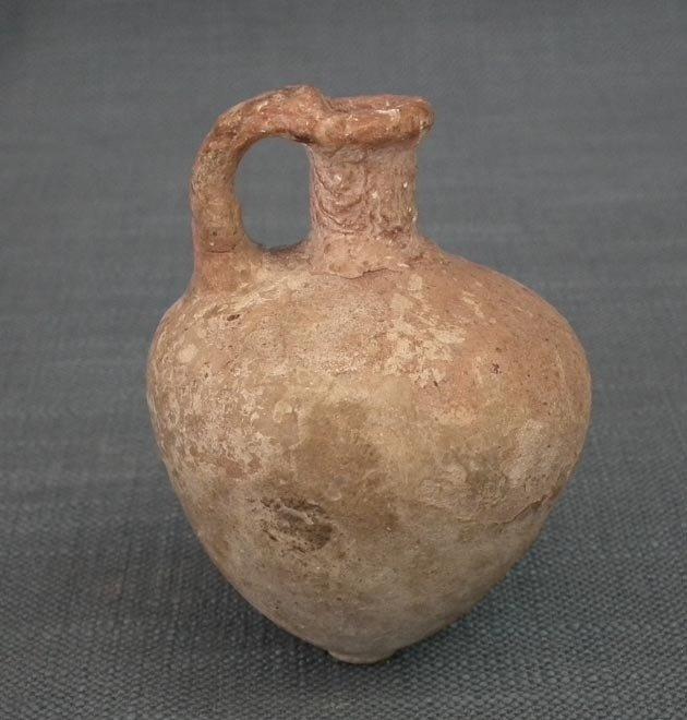 Ancient Holy Land ca. 1000 BC Terracotta Pottery Perfume Flagon