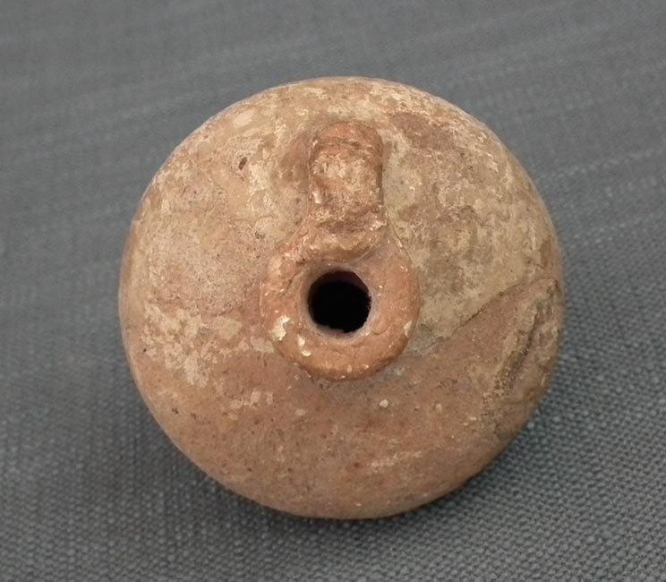 Ancient Holy Land ca. 1000 BC Terracotta Pottery Perfume Flagon