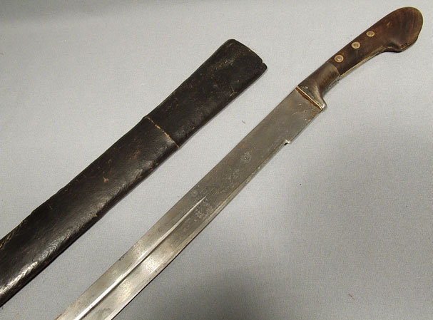 ANTIQUE, CENTRAL ASIAN, ISLAMIC SWORD SHASHKA, 18th-19th century