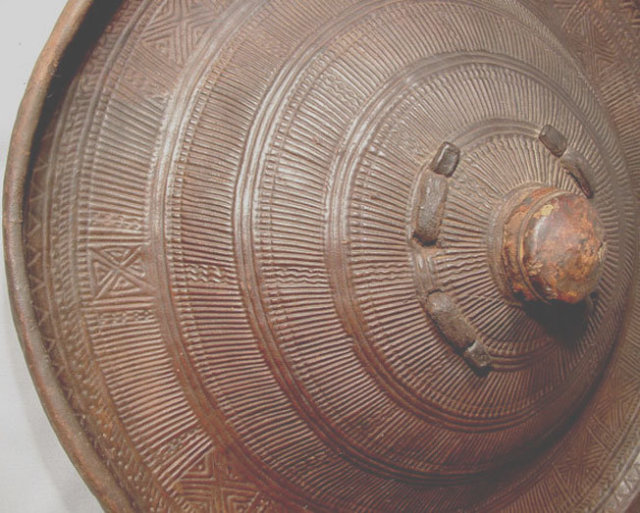 Antique African Shield, Abyssinia (now Ethiopia), 19th Century