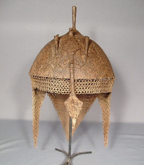 AANTIQUE INDO PERSIAN HELMET KULAH KHUD, 18th century