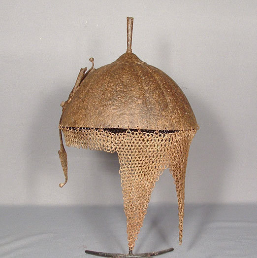 AANTIQUE INDO PERSIAN HELMET KULAH KHUD, 18th century
