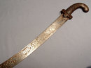 ANTIQUE INDO PERSIAN HUNTING SWORD, 19th century