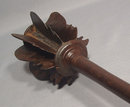 ANTIQUE INDO PERSIAN MUGHAL MACE WITH KHANDA HILT, 17th century