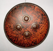 ANTIQUE INDO PERSIAN SHIELD SIPAR DHAL, 18th