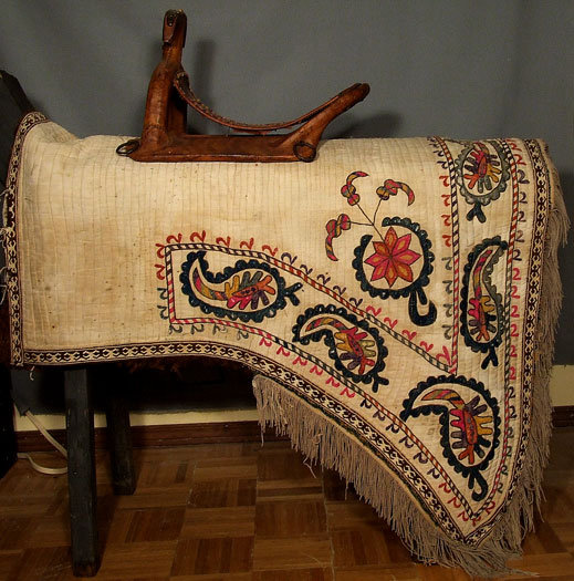Antique Islamic Bukhara Uzbek Saddle Cover