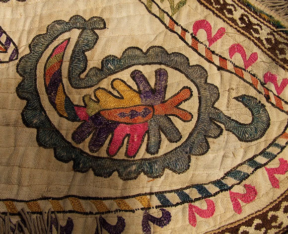 Antique Islamic Bukhara Uzbek Saddle Cover