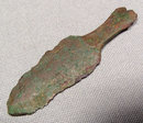 ANCIENT CELTIC BRONZE ARROW HEAD, 800-475 BC