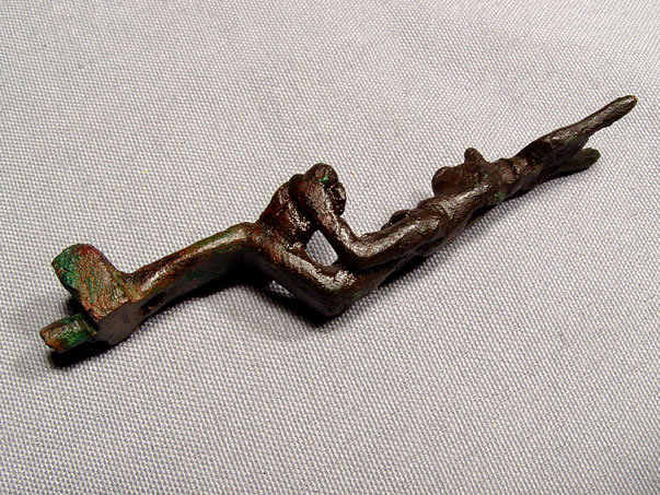Ancient Egyptian Bronze Figure of Isis With