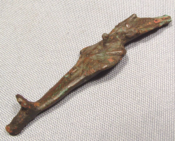 Ancient Egyptian Bronze Figure of Osiris,