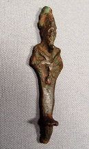Ancient Egyptian Bronze Figure of Osiris,