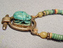 Ancient Egyptian Necklace Scarab & Beads