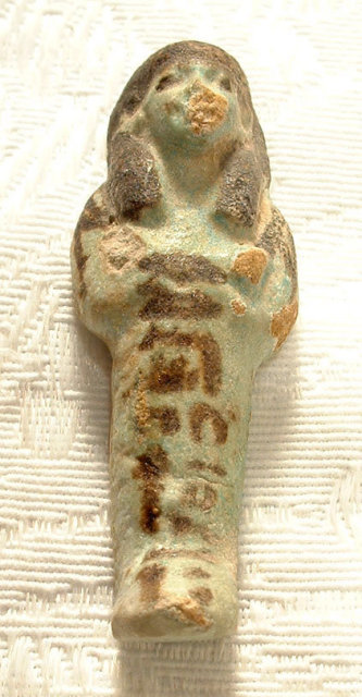 Ancient Egyptian Ushabti, circa 1550-712 BC