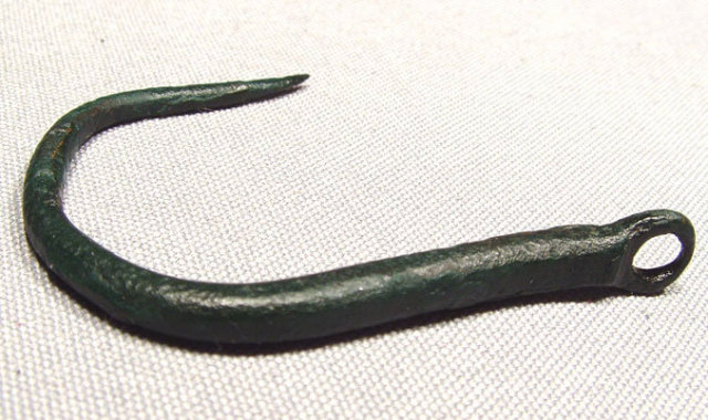 Ancient Greek Fishermen Bronze Fish Hook,