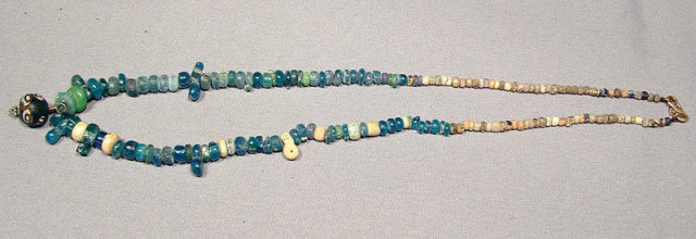 SOLD Ancient Roman Glass Beads Necklace, 2nd-3rd
