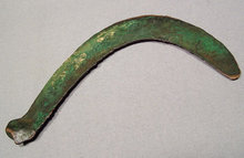 Ritual Celtic Bronze Sickle Hallstatt Culture (800 to 475BC)