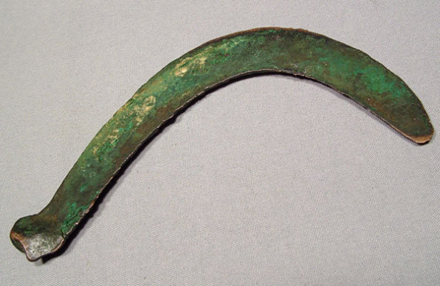 Ritual Celtic Bronze Sickle Hallstatt Culture (800 to 475BC)