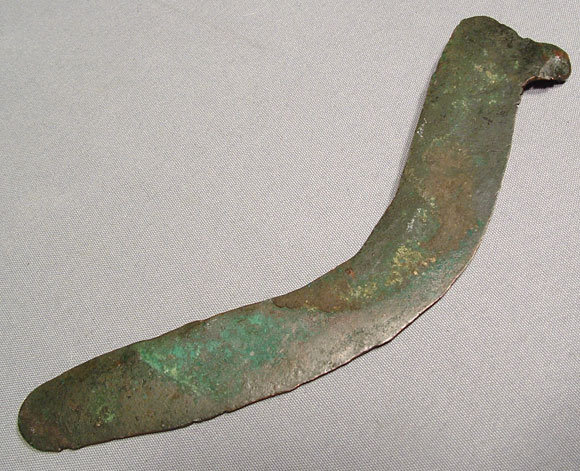 Ritual Celtic Bronze Sickle, Hallstatt Culture