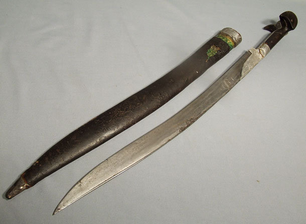 Turkish Sword Ottoman Yatagan, Greek Sword Yataghan, 18th-19th century