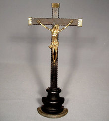Antique 17th century Baroque Crucifix Cross
