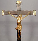 Antique 17th century Baroque Crucifix Cross
