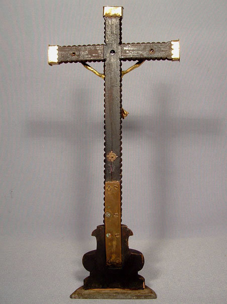 Antique 17th century Baroque Crucifix Cross