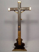 Antique 17th century Baroque Crucifix Cross